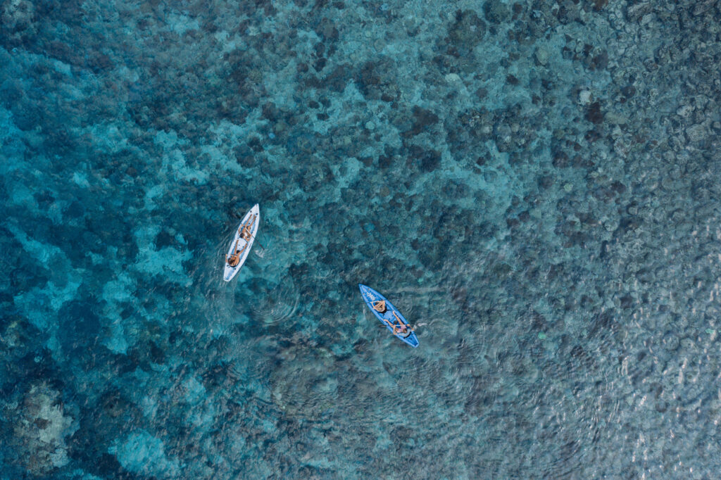 Kayakking in komodo island