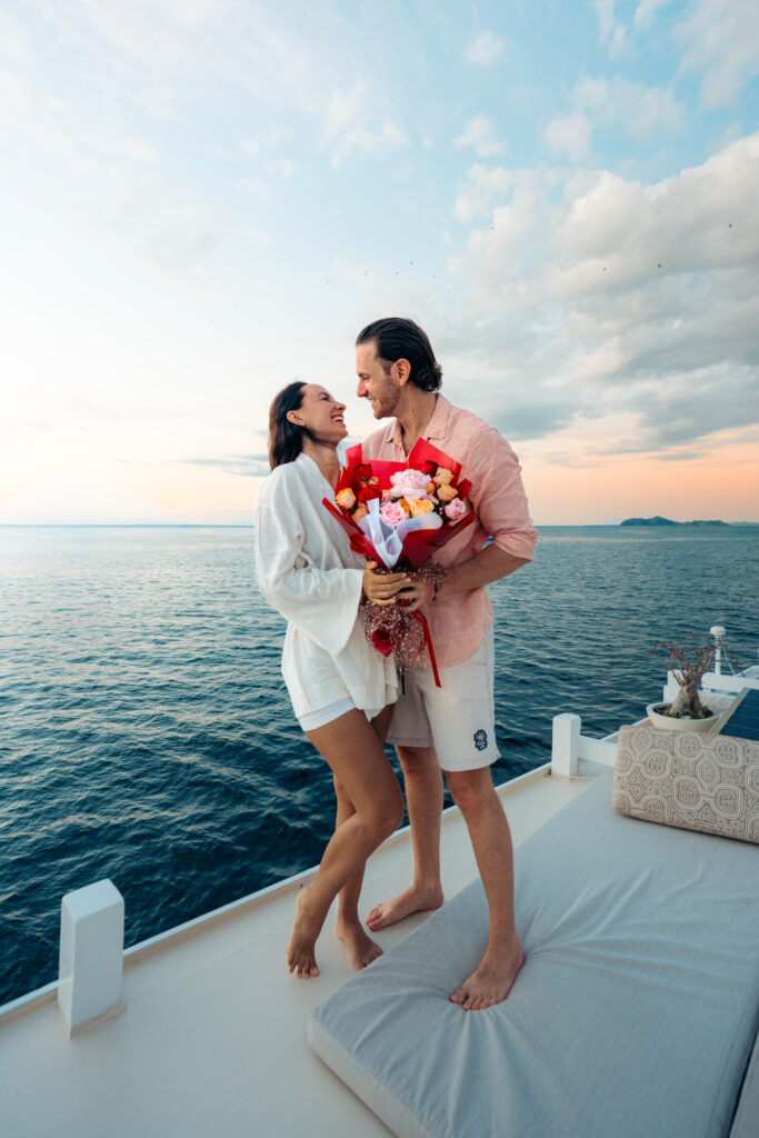Romantic Moment Aboard Jinggo Janggo | Hello Flores