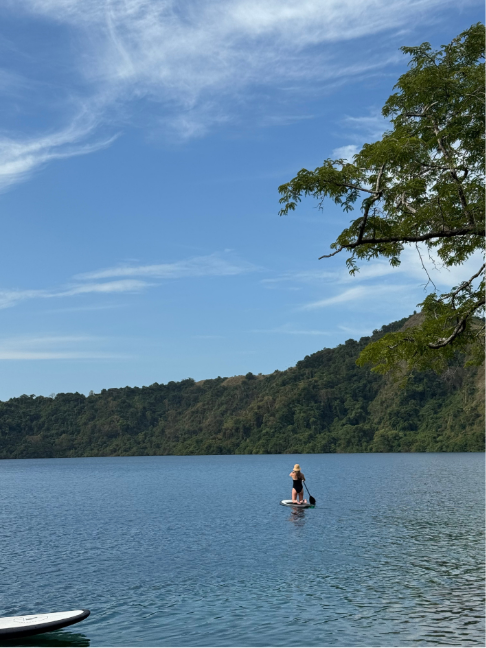 Paddleboarding in Sangeang Island - 8D7N Komodo Tour | Hello Flores